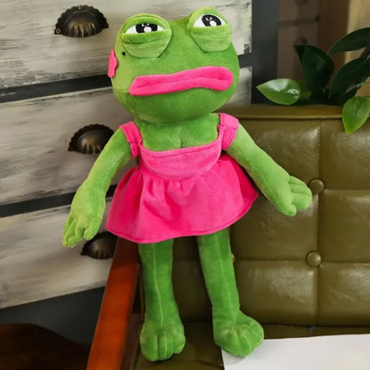 Girl Pepe Frog Plush