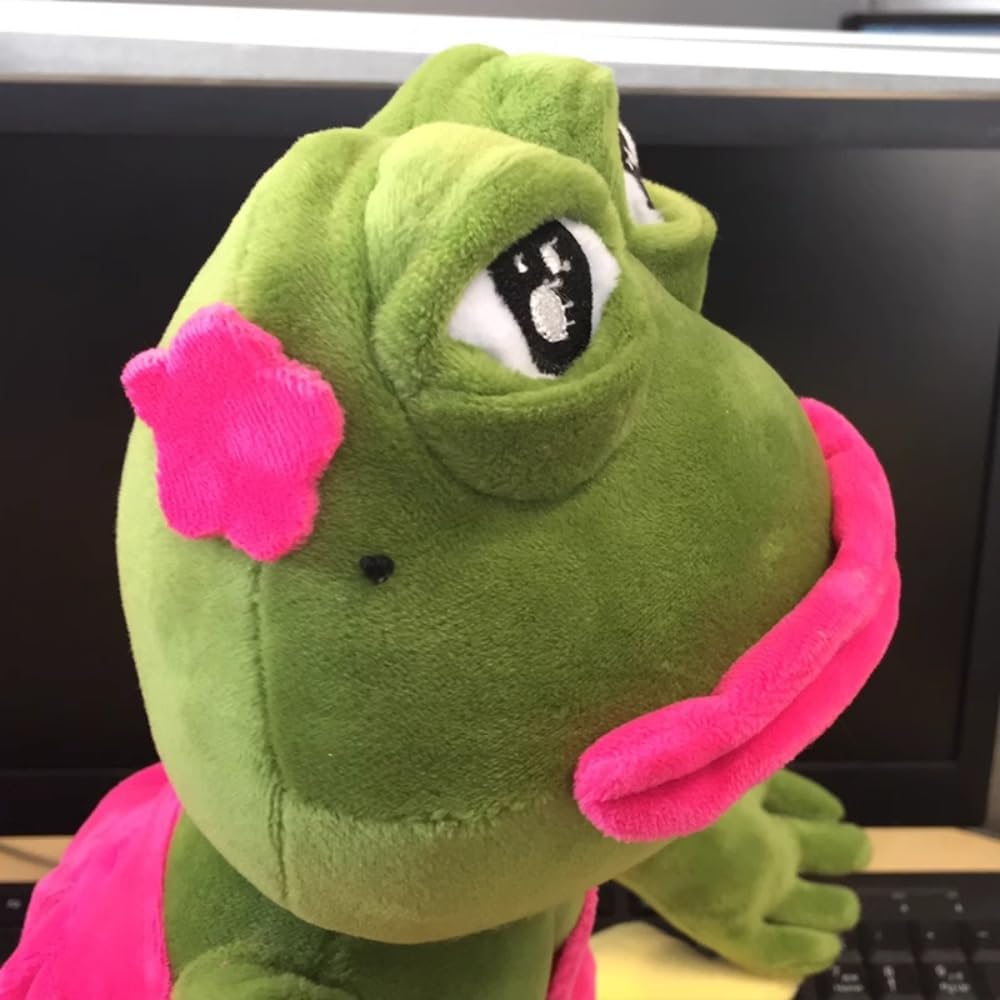 Girl Pepe Frog Plush