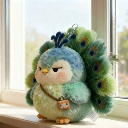 Green Peacock  Soft Toy