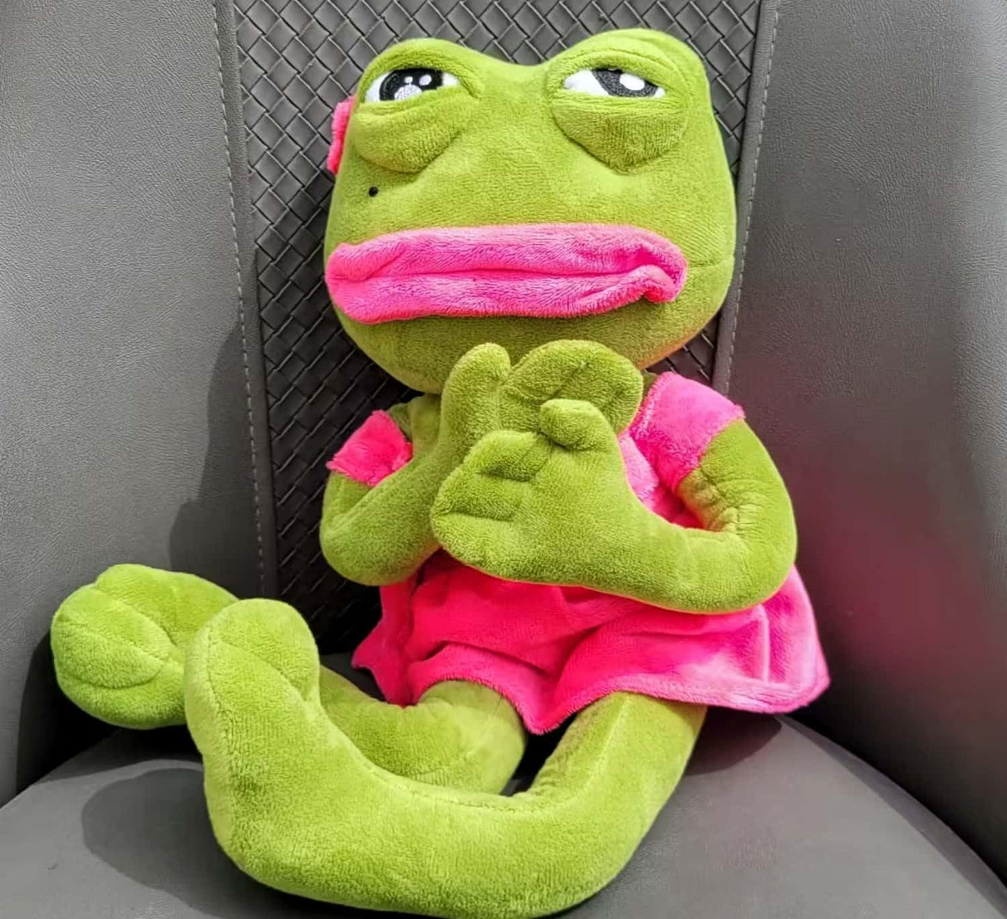 Girl Pepe Frog Plush