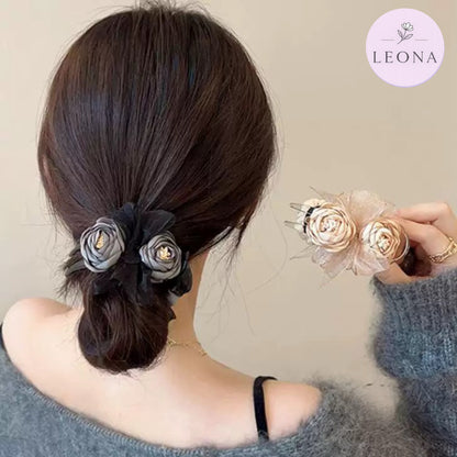 Korean Style Peony Flower Clip
