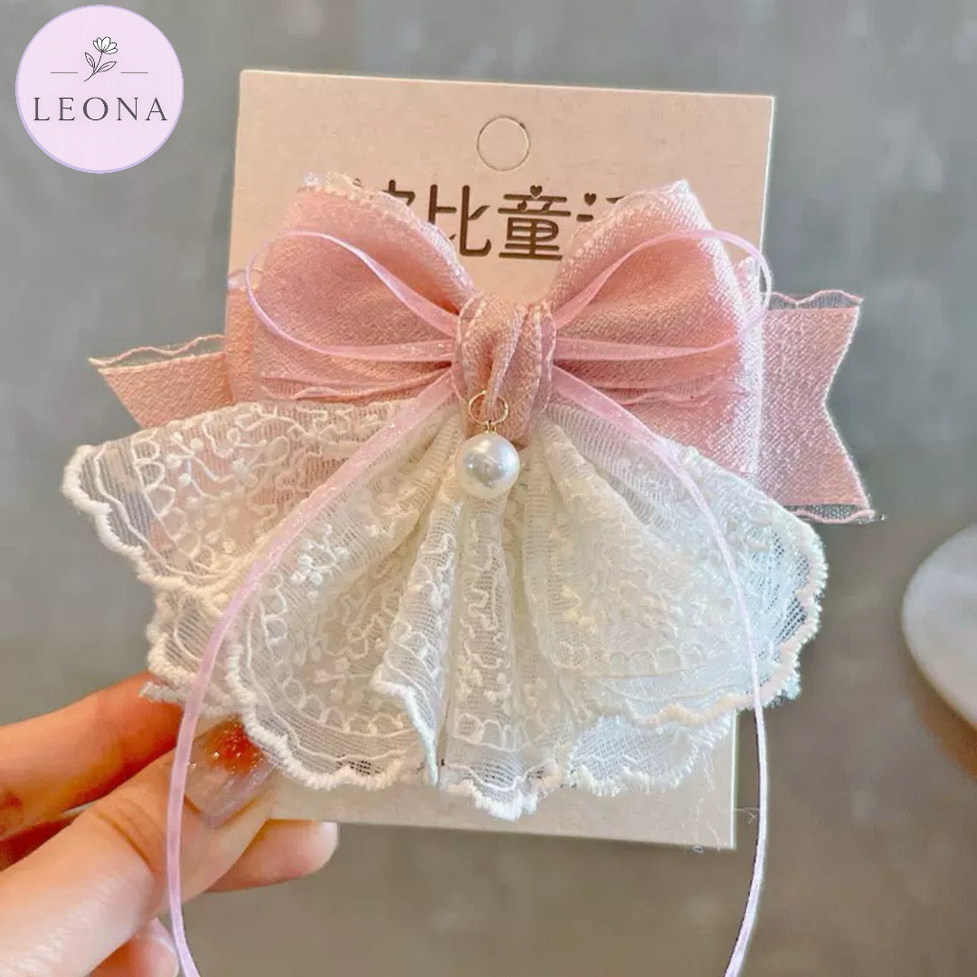 Lace Bow hair Clip
