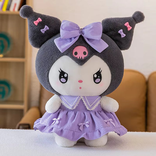 Lolita Purple Dress Kuromi Soft Toy