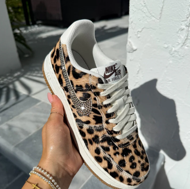 Leopard Nike Air Force 1 Shoes