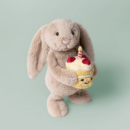 Bashful Beige Bunny 'Birthday'
