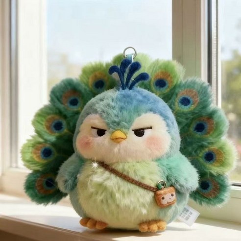 Green Peacock  Soft Toy